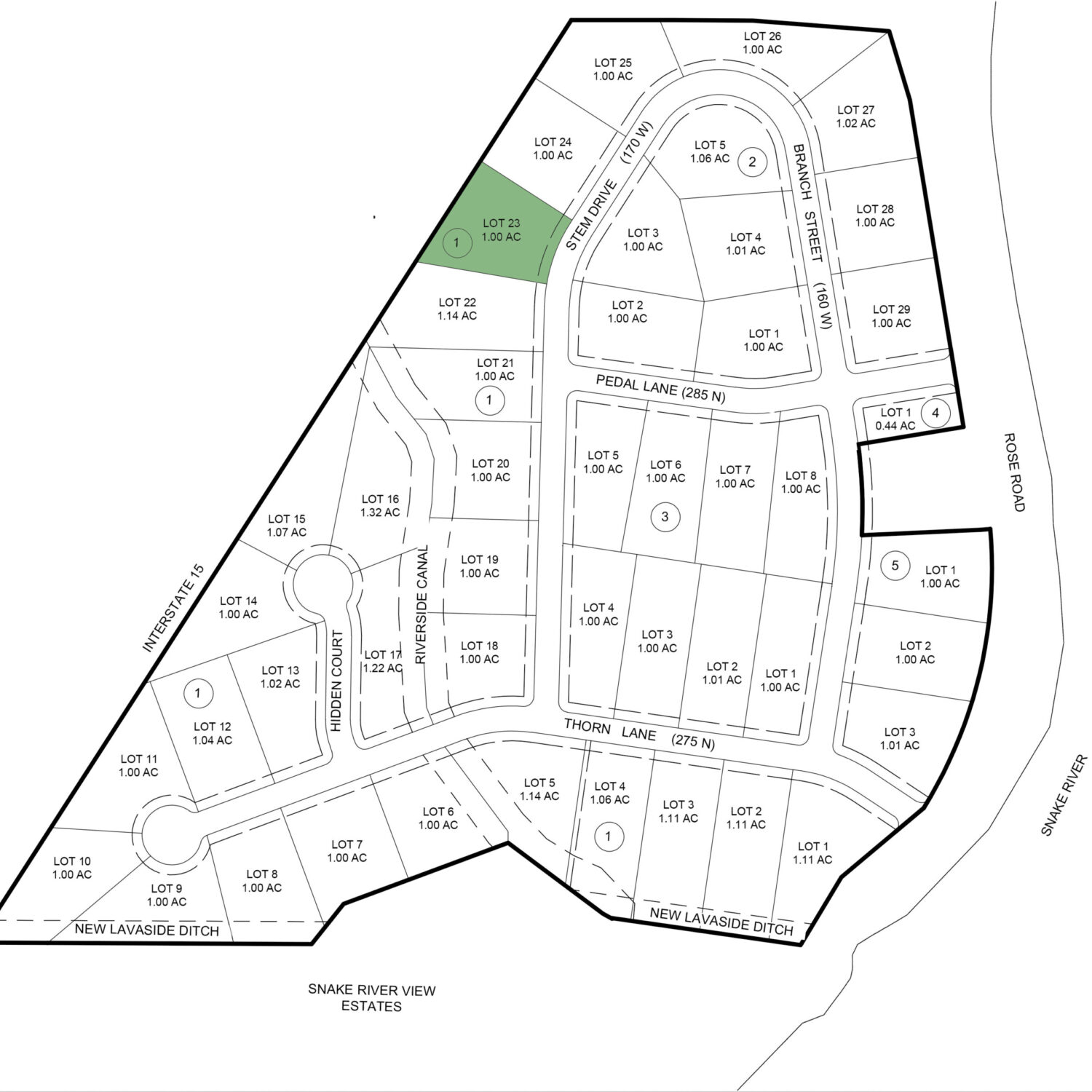 Lot 23 Block 1 Rose River Estates