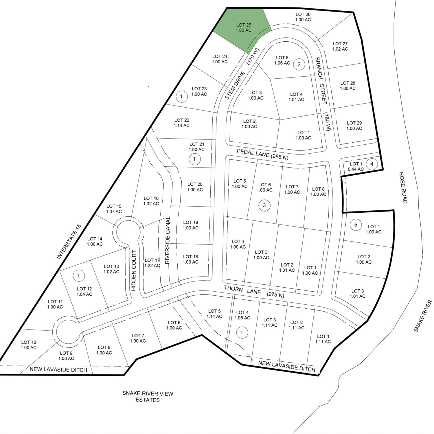 Lot 25 Block 1 Rose River Estates