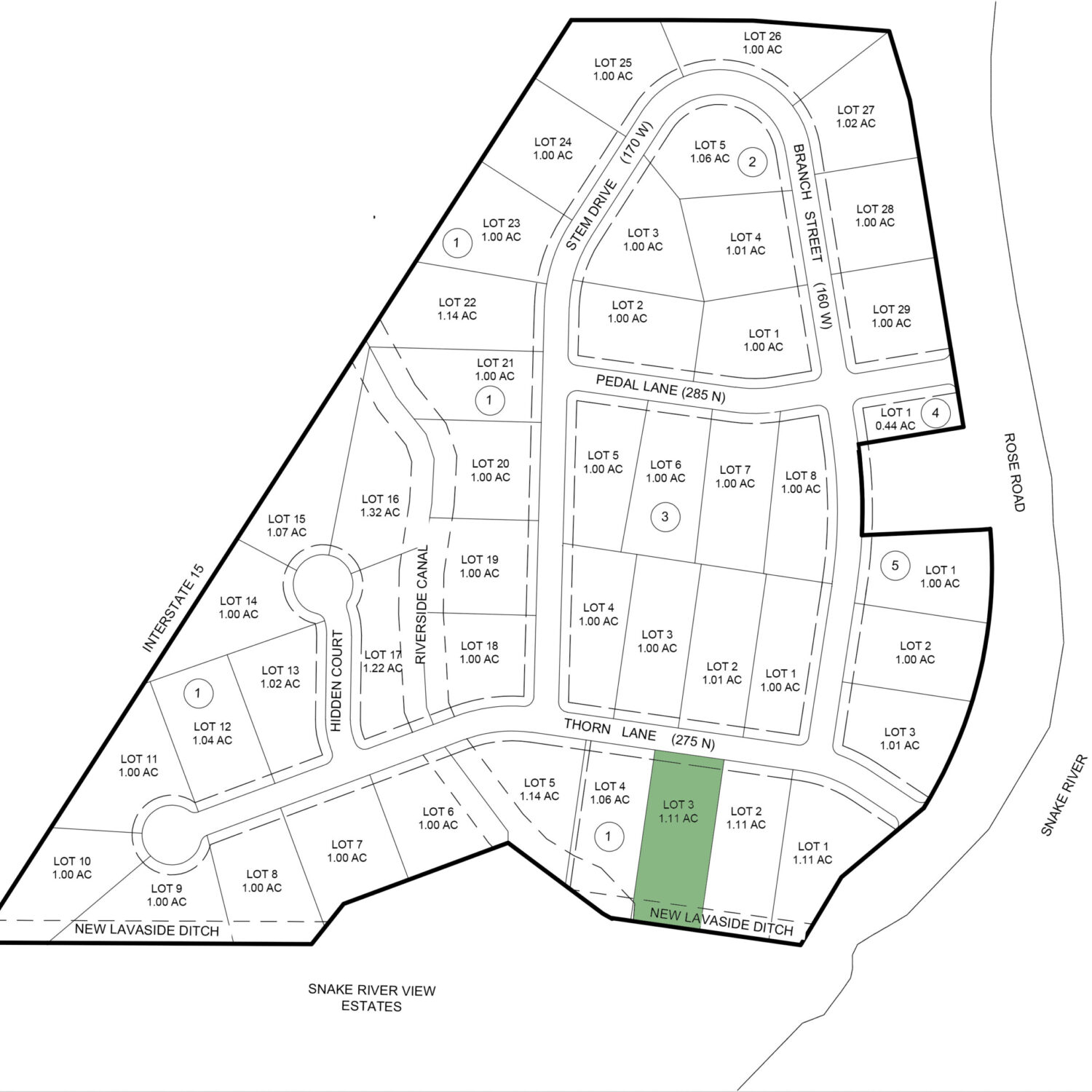 Lot 3 Block 1 Rose River Estates