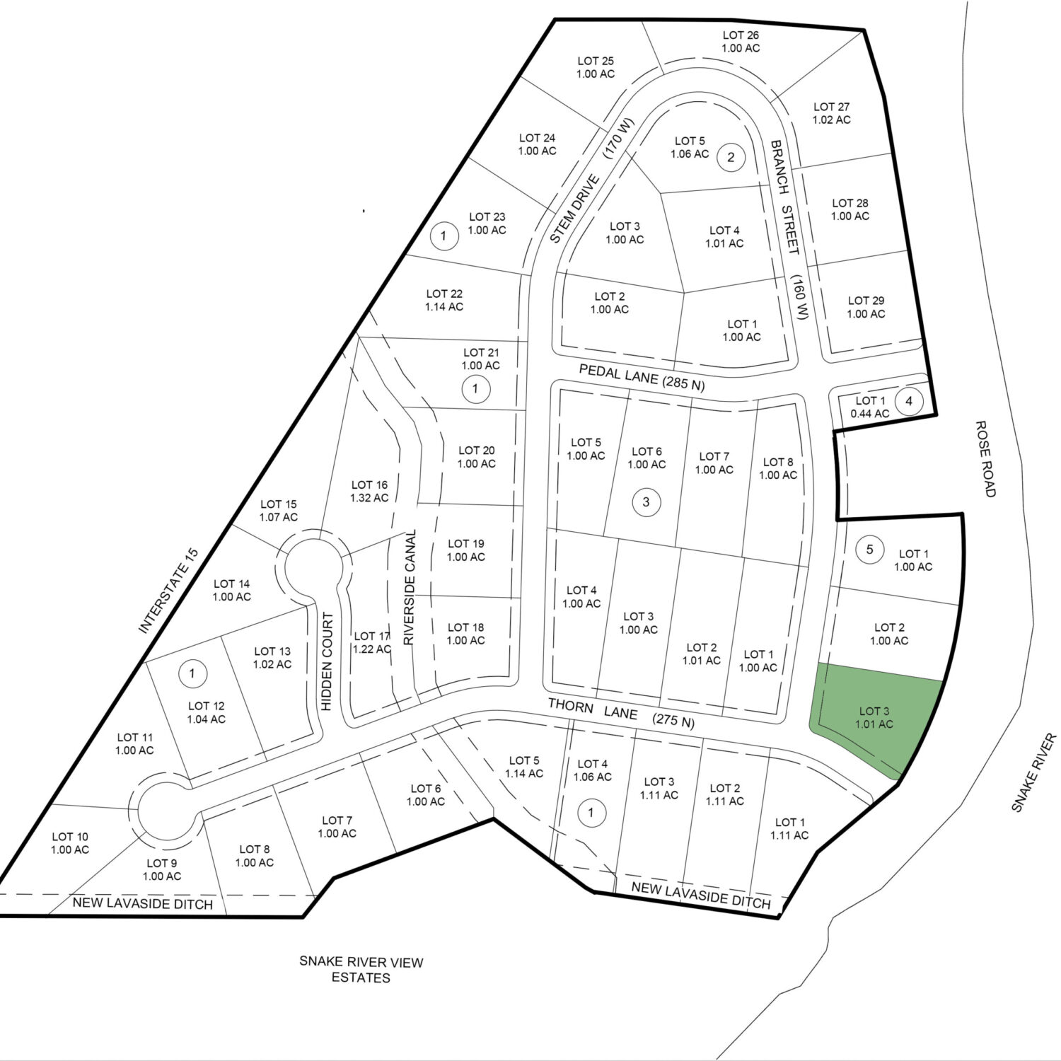 Lot 3 Block 5 Rose River Estates