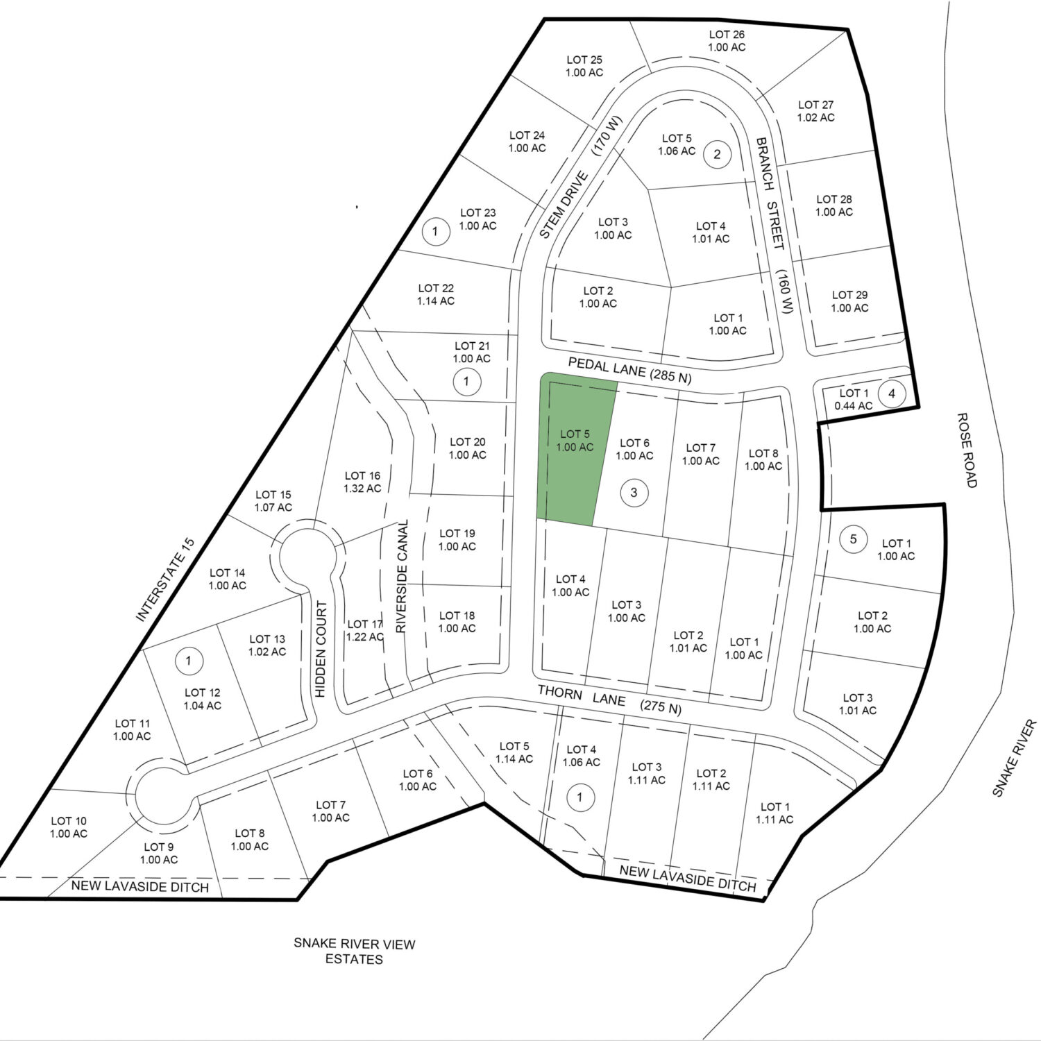 Lot 5 Block 3 Rose River Estates